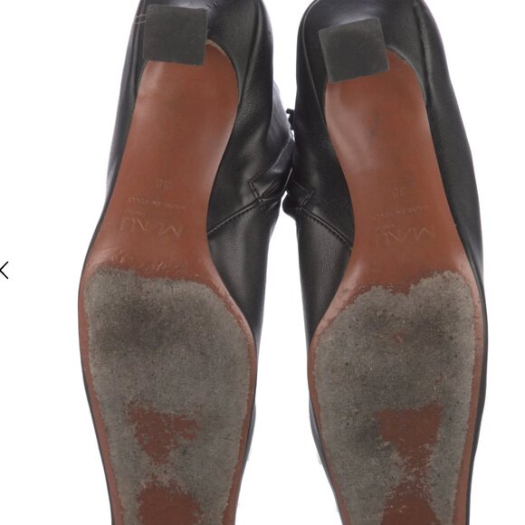 Manu Atelier Leather Ankle Sock Boots - Picture 2 of 5